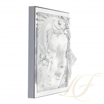 Декоративная панель 36,5х36,5см коллекции Masque de Femme бренда Lalique
