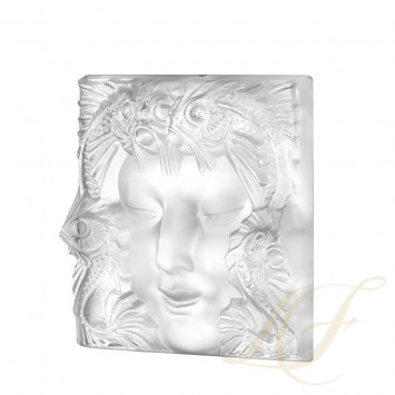 Декоративная панель (со стендом) 32,6x32,6см коллекции Masque de Femme бренда Lalique