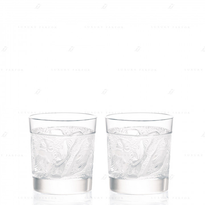 Стакан для виски, 2шт. 200мл коллекции Owl бренда Lalique