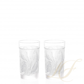 Стакан тумблер, 2шт. 280мл коллекции Owl бренда Lalique