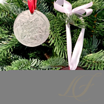 Рождественская пуансеттия 6,6см коллекции Poinsettia бренда Lalique