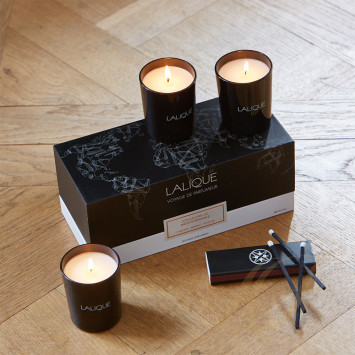 Ароматическая свеча 75г., 3шт. коллекции Voyage de Parfumeur 