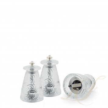 Мельница для соли и перца, 2шт. 9,3см коллекции Feuilles бренда Lalique