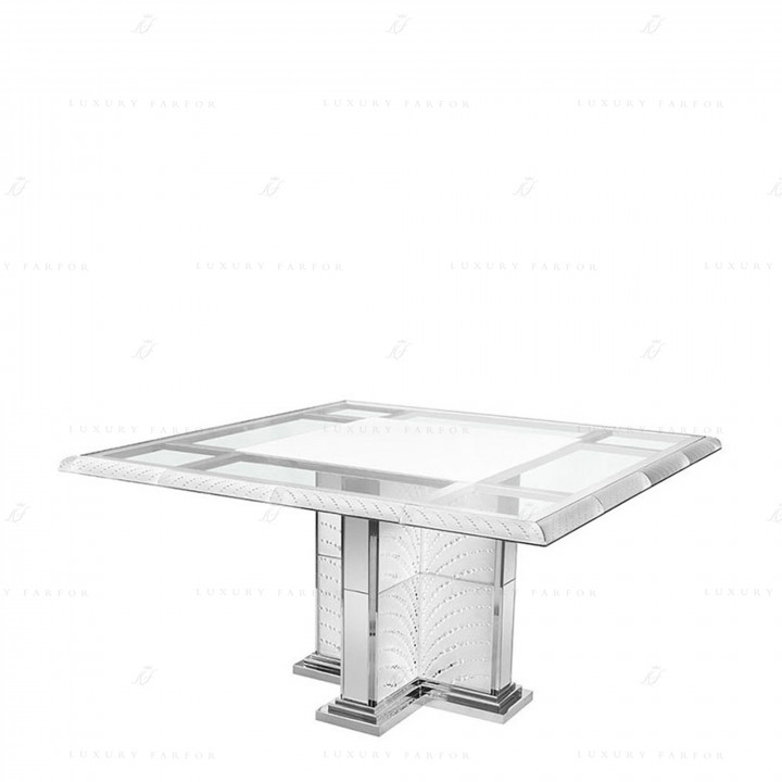 Стол на 4 персоны 75x245x140см коллекции Coutard (Нумерованная серия) бренда Lalique