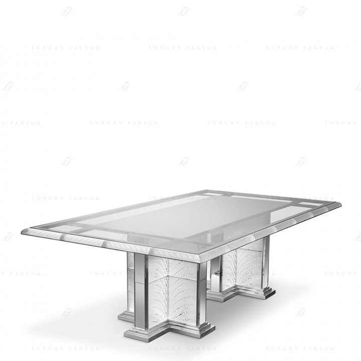 Стол на 10 персон 75x245x140см коллекции Coutard (Нумерованная серия) бренда Lalique