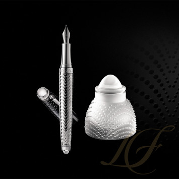 Ручка с пером и чернильница 14,7см коллекции Caran D’Ache (Лимитированная серия на 18 пред.) бренда Lalique