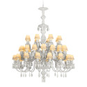 Люстра на 40 свечей (белый) 150 х 100см коллекции Belle de Nuit бренда Lladro