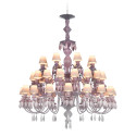 Люстра на 40 свечей (розовый / белый) 150 х 100см коллекции Belle de Nuit бренда Lladro