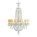Люстра на 12 свечей (золотой / белый) 145 х 80см коллекции Winter Palace бренда Lladro