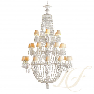 Люстра на 30 свечей (белый / золотой) 195 х 105см коллекции Winter Palace бренда Lladro