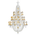 Люстра на 30 свечей (золотой / белый) 195 х 105см коллекции Winter Palace бренда Lladro