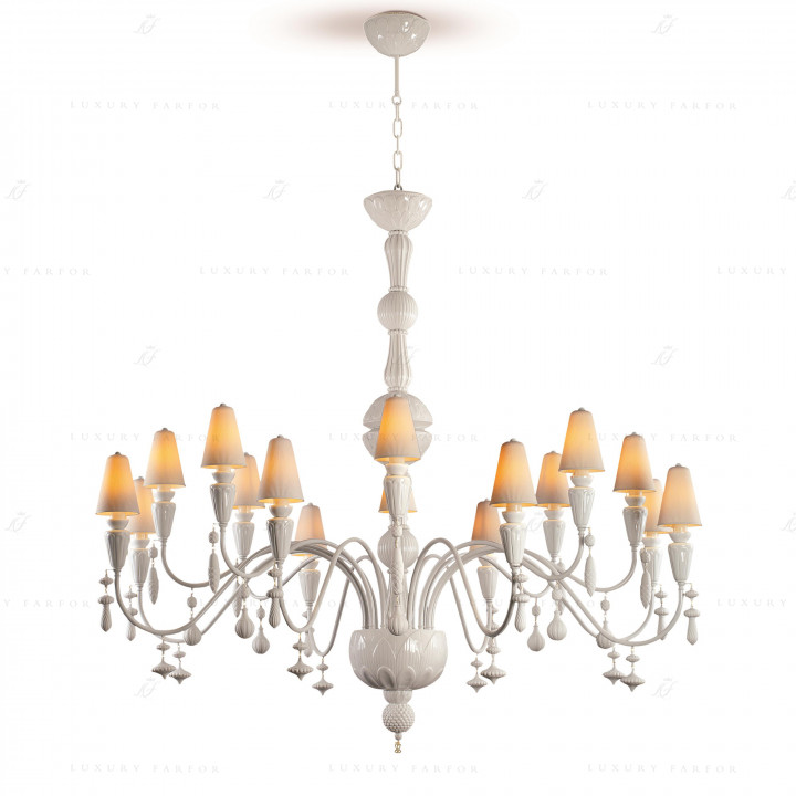 Люстра на 16 свечей (белый) 148 х 150см коллекции Ivy & Seed бренда Lladro