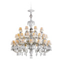 Люстра на 40 свечей (серебряный / белый) 150 х 100см коллекции Belle de Nuit бренда Lladro