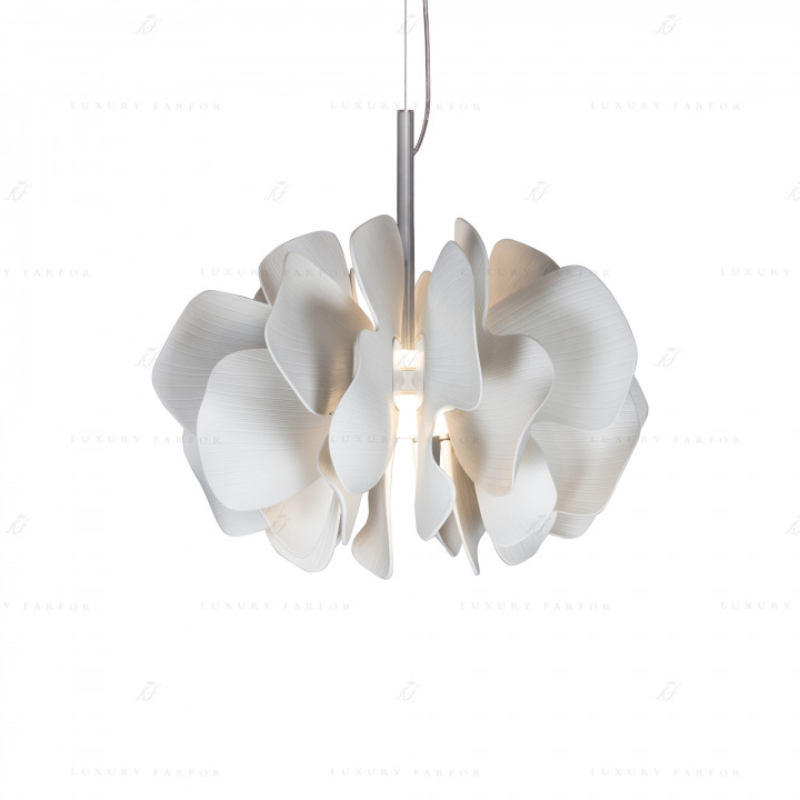 Подвесная лампа (белый) 170 х 47см коллекции Nightbloom бренда Lladro