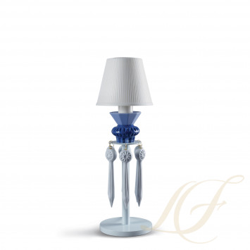 Лампа настольная (синий / белый) 28 х 9см коллекции Belle de Nuit бренда Lladro