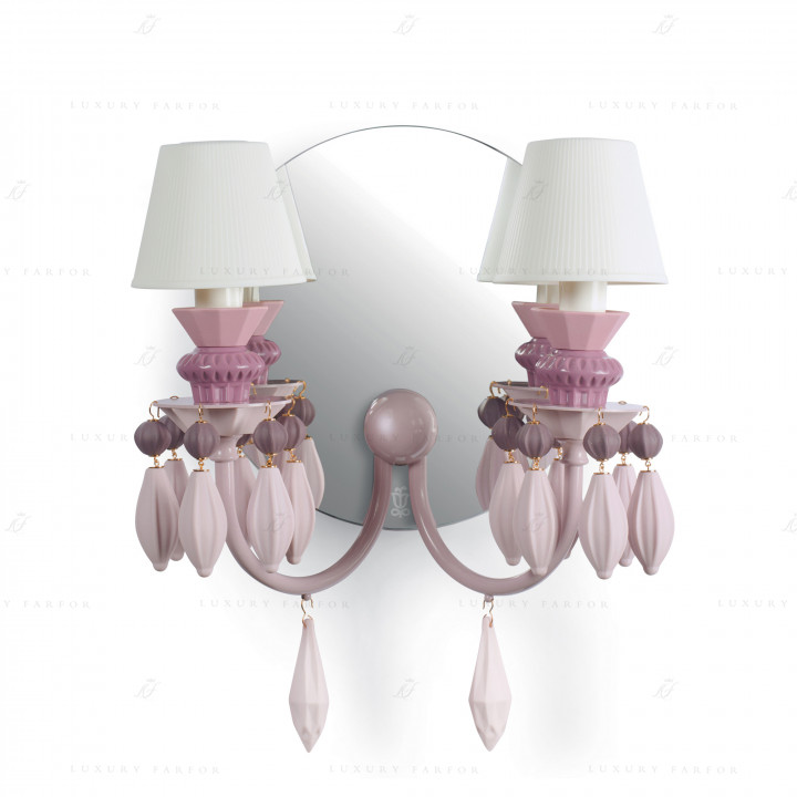 Бра, настенные светильник (многоцветный) 34 х 27см коллекции Belle de Nuit бренда Lladro