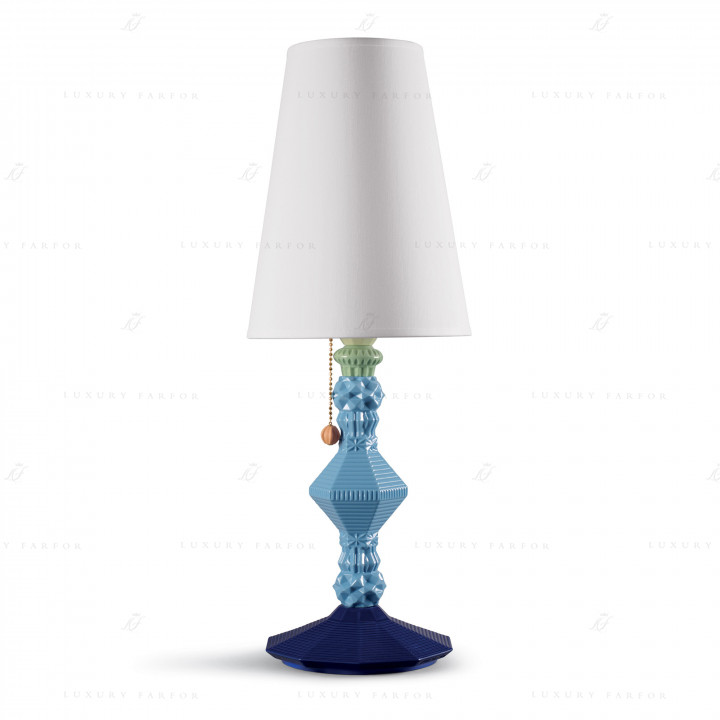 Лампа настольная (белый / зеленый / синий) 57 х 20см коллекции Belle de Nuit бренда Lladro