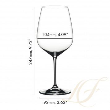 Бокал для красного вина Cabernet 800мл, 2шт.  коллекции Extreme бренда Riedel