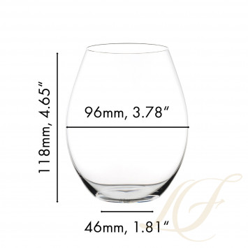 Стакан для красного вина Alte Welt Syrah 570мл, 2шт.  коллекции O Wine Tumbler бренда Riedel