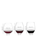 Стакан для красного вина, 3шт. коллекции O Wine Tumbler бренда Riedel