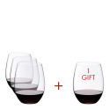 Стакан для красного вина Cabernet 600мл, 4шт.  коллекции O Wine Tumbler бренда Riedel
