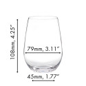 Стакан для белого вина Riesling 375мл, 4шт.  коллекции O Wine Tumbler бренда Riedel