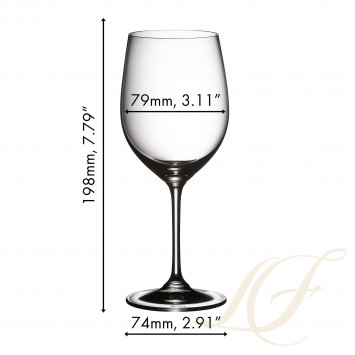 Бокал для белого вина Viognier/Chardonnay 350мл, 4шт.  коллекции Vinum бренда Riedel