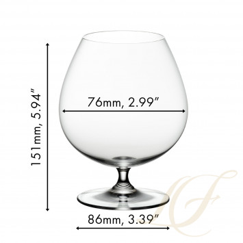 Бокал для бренди 151мл, 2шт.  коллекции Vinum бренда Riedel