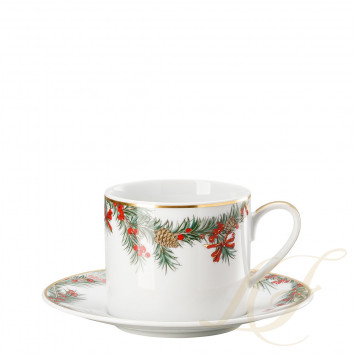 Чашка с блюдцем 0,28л коллекции Aida Yule бренда Rosenthal