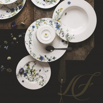 Тарелка десертная 19см коллекции Brillance Fleurs des Alpes бренда Rosenthal