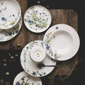 Тарелка суповая 21см коллекции Brillance Fleurs des Alpes бренда Rosenthal