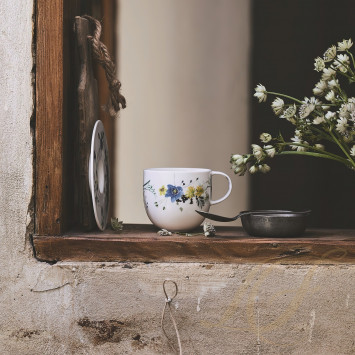 Чашка эспрессо с блюдцем 0,08л коллекции Brillance Fleurs des Alpes бренда Rosenthal