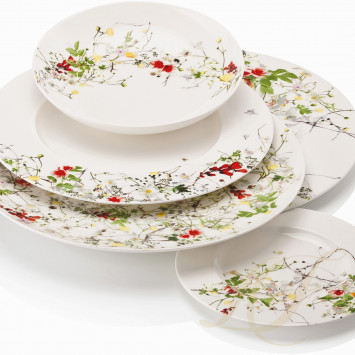 Тарелка суповая 21см коллекции Brillance Fleurs Sauvages бренда Rosenthal