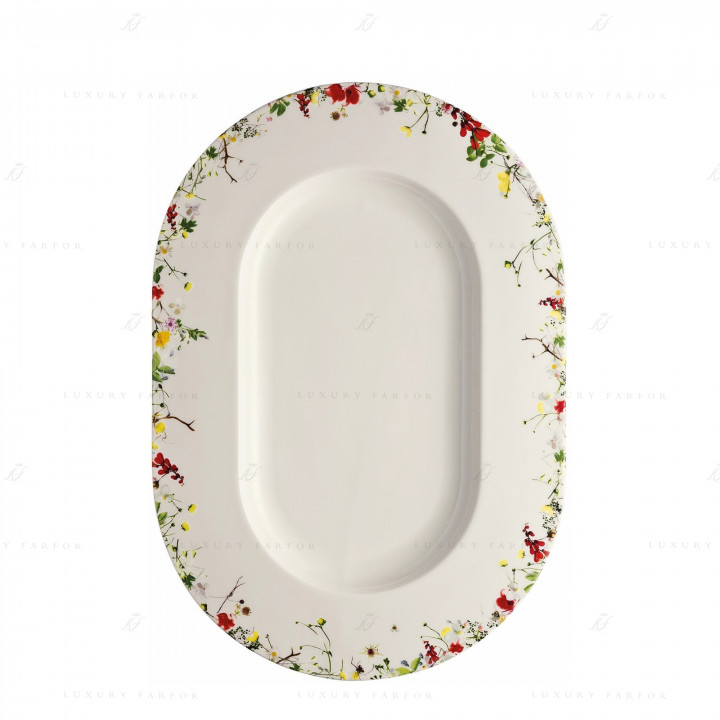 Блюдо овальное 41см коллекции Brillance Fleurs Sauvages бренда Rosenthal