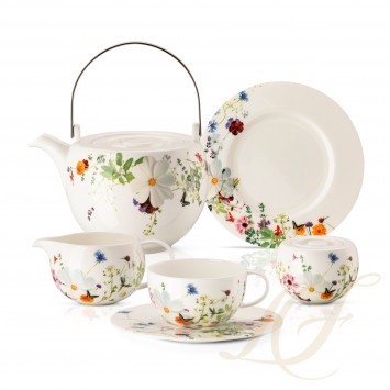 Чайный сервиз на 6 персон коллекции Brillance Grand Air бренда Rosenthal