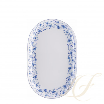 Блюдо овальное 32см коллекции Form 1382 Blaublüten бренда Rosenthal