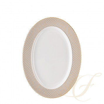 Блюдо овальное 34см коллекции Francis Carreau Beige бренда Rosenthal