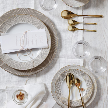 Столовый сервиз на 6 персон коллекции Francis Carreau Beige бренда Rosenthal