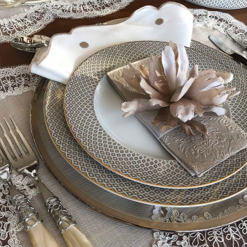 Чайный сервиз на 6 персон коллекции Francis Carreau Beige бренда Rosenthal