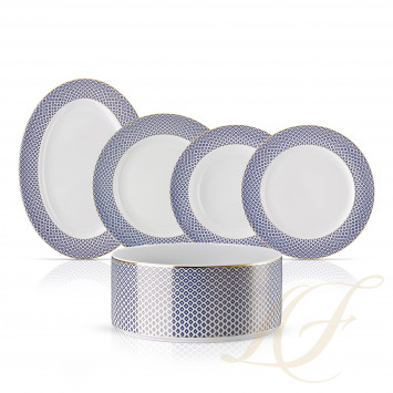 Столовый сервиз на 6 персон коллекции Francis Carreau Bleu бренда Rosenthal