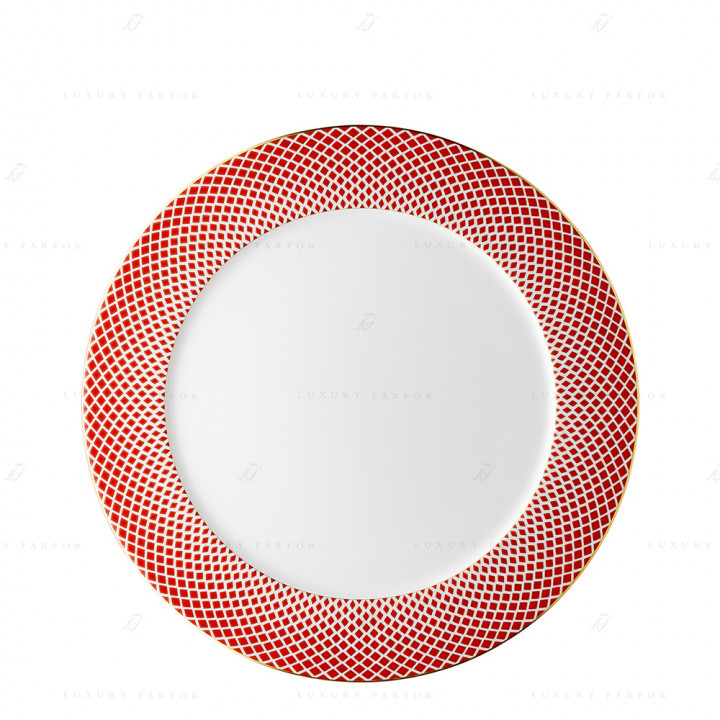 Тарелка подстановочная 33см коллекции Francis Carreau Rouge бренда Rosenthal