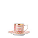 Чашка эспрессо с блюдцем 0,07л коллекции Francis Carreau Rouge бренда Rosenthal