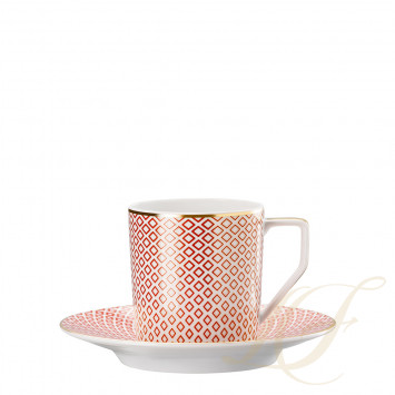 Чашка кофейная с блюдцем 0,18л коллекции Francis Carreau Rouge бренда Rosenthal