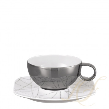 Чашка чайная с блюдцем 0,27л коллекции Free Spirit Stars бренда Rosenthal