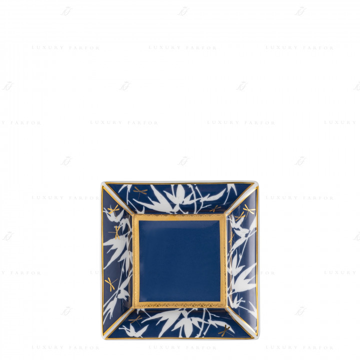 Чаша квадратная 10см коллекции Heritage Turandot Blue бренда Rosenthal