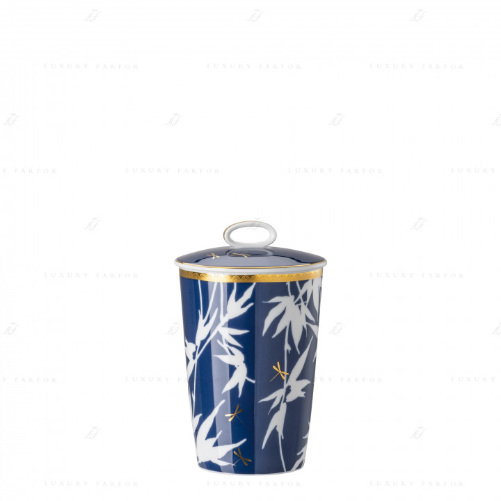 Ароматическая свеча 14см коллекции Heritage Turandot Blue бренда Rosenthal