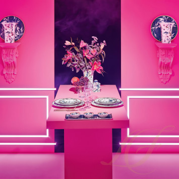 Тарелка подстановочная 33см коллекции Heritage Turandot Blue бренда Rosenthal