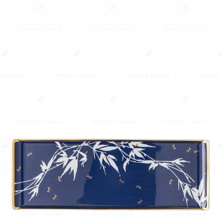 Блюдо прямоугольное 41x15см коллекции Heritage Turandot Blue бренда Rosenthal