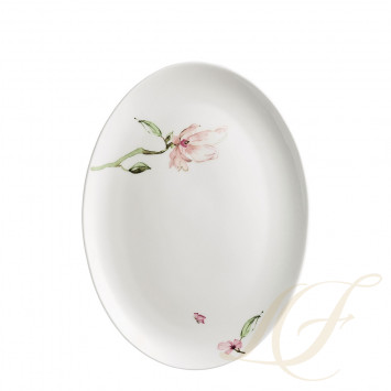 Блюдо овальное 35см коллекции Jade Magnolie бренда Rosenthal
