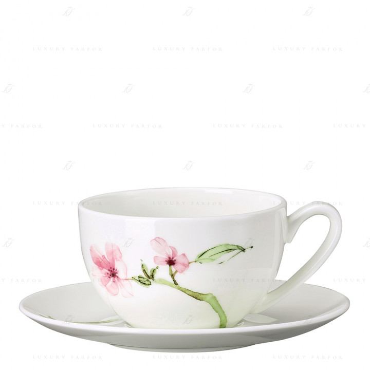 Чашка с блюдцем 0,28л коллекции Jade Magnolie бренда Rosenthal